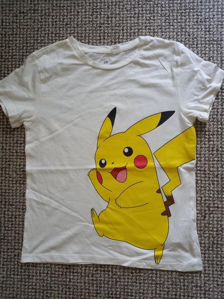 Tričko pikachu, h&m,134