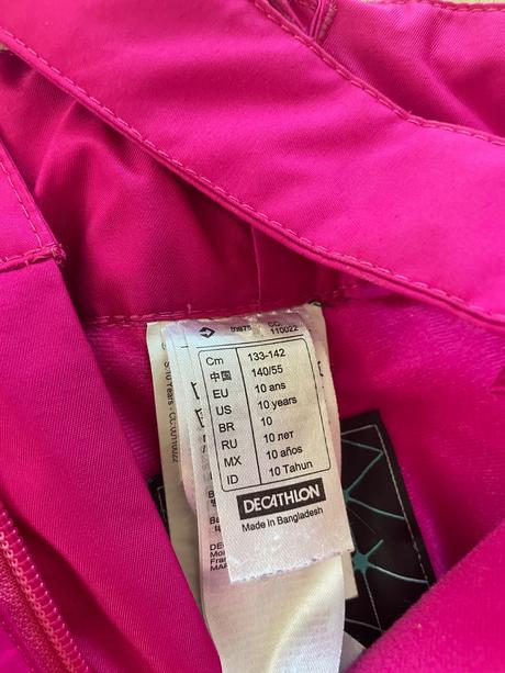 Oteplovacky, decathlon,140