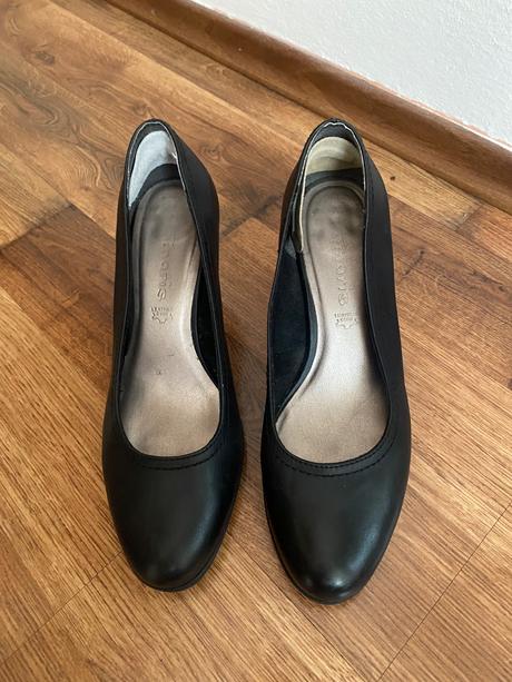 Čierne lodičky tamaris, tamaris,40