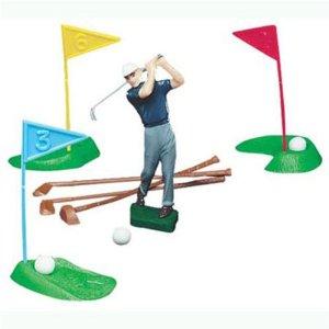 Tortová ozdoba "golfový set", 