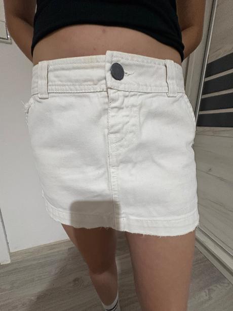 Riflová sukňa h&m, h&m,m