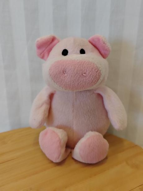 Plyšové ružové prasiatko, woolworths, 20 cm,