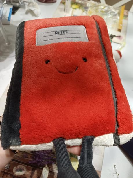 Plyšová hračka notes, 