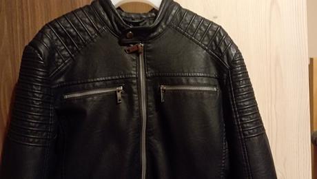 Pánska koženkova bunda, clockhouse,xs