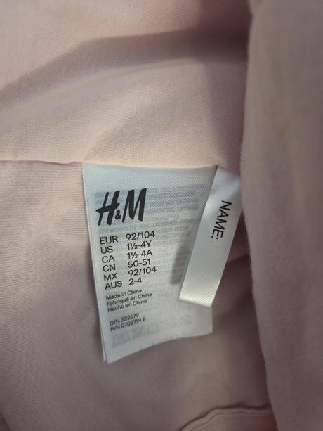 Teplá čiapka ušianka, h&m,104