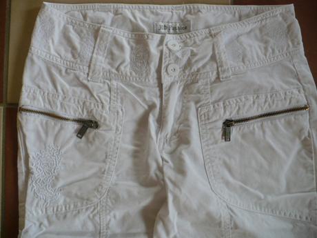 Biele letné nohavice, m