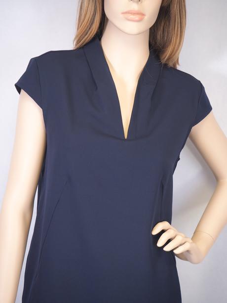 Kvalitné tmavomodré šaty reserved, reserved,38