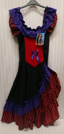 Dámsky kostým flamenco seňorita, konfetti, 38, xs,