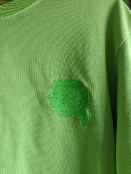 Karl lagerfeld originál dlhe oversize tricko, l