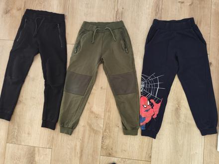 3x tepláky, lindex,122