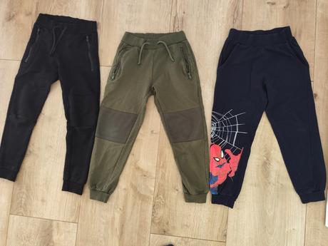 3x tepláky, lindex,122