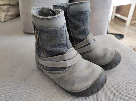 Zimné kožené čižmy, d.d.step,24