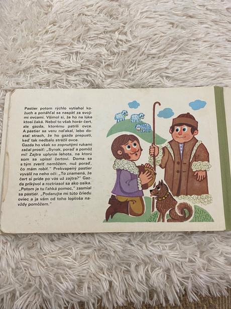 Staré retro lepolero stará dievka a čert 1978,