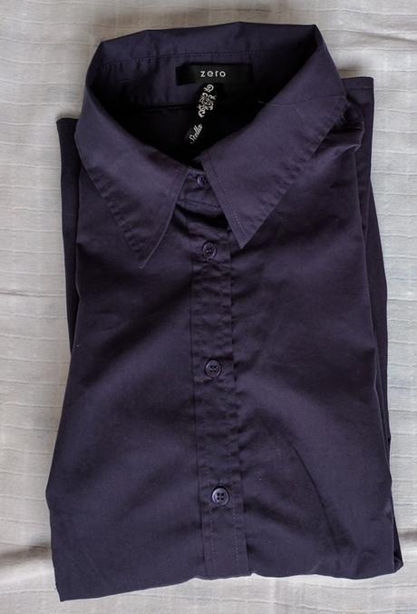 Košeľa dva krat oprata raz oblecena zn. zero, 36
