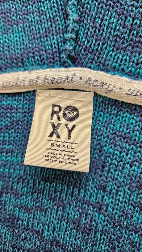 Damsky/dievcensky svetrik s kapucnou, zn. roxy, s, roxy,s