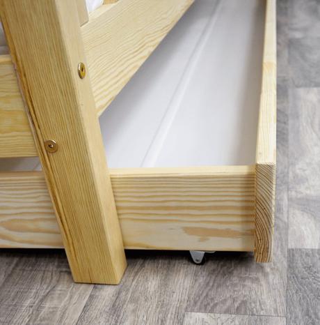 Drevená detská posteľ klasic, šírka (cm): 80,dĺžka (cm): 160