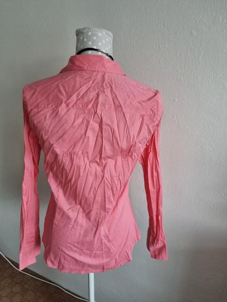 Lososová elastická blúzka h&m veľ. 40, h&m,40