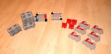 Lego duplo vláčiková dráha koľajnice a doplnky,
