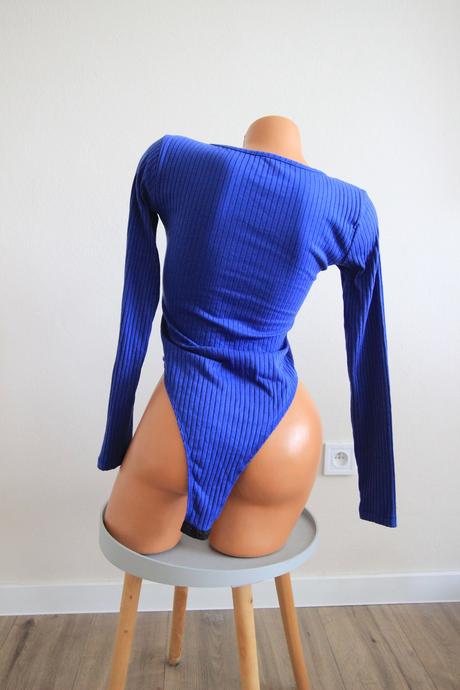 Modrý elastický body top, m, m