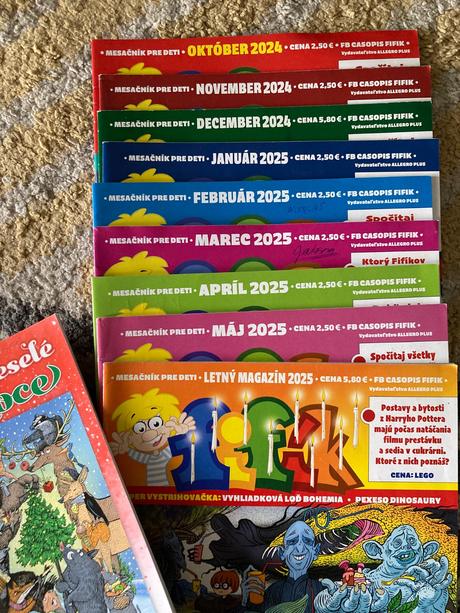 Časopis fifík 9ks plus vianočná knižka 2024/25, 