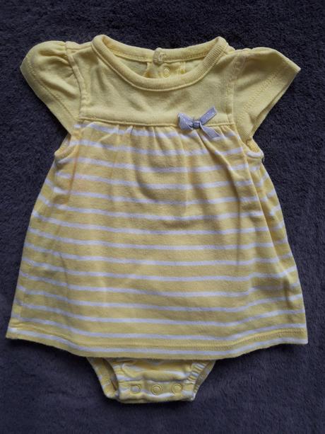Bodysaty - syta zlta farba, carter's,50