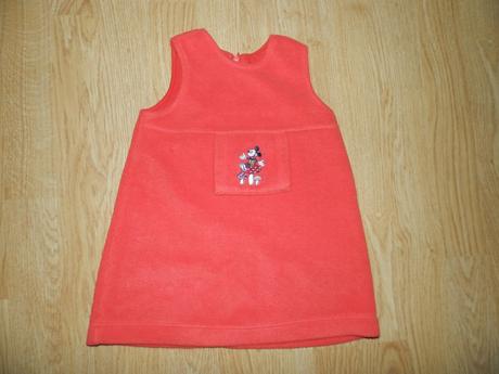 Fleesove šatky s mickim mousom, disney,80