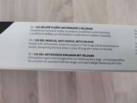 Ortopedické gélové vložky do topánok, 39