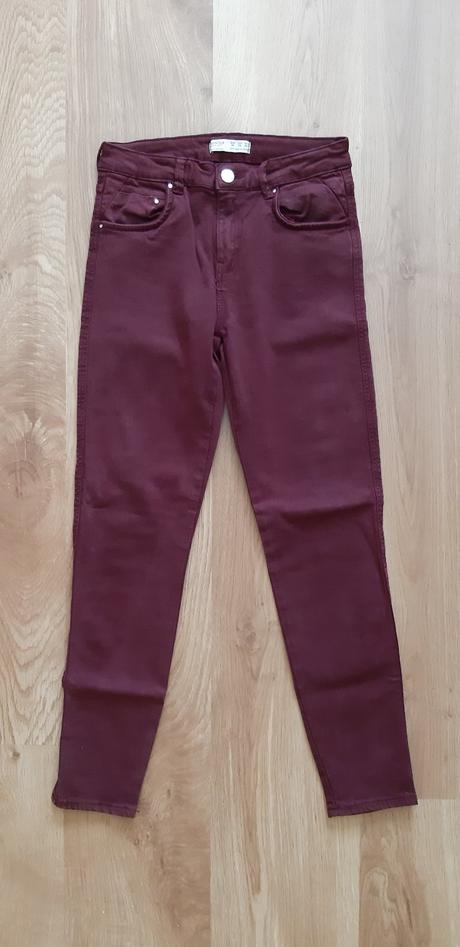 Bordové rifle bershka, bershka,36