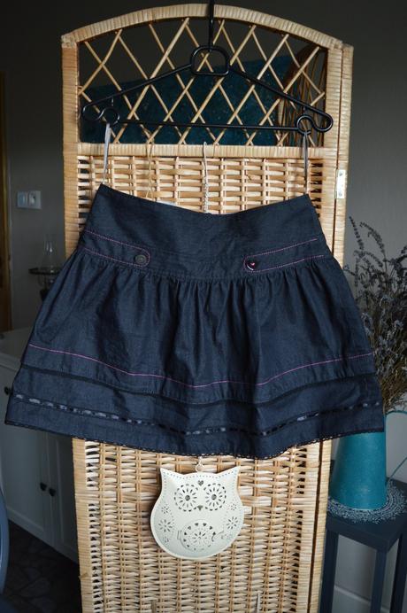 Ďžínsová sukňa, river island,m