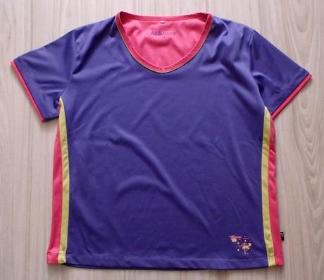 Športové fialové tričko "fit&more", v. xl/xxl, xl