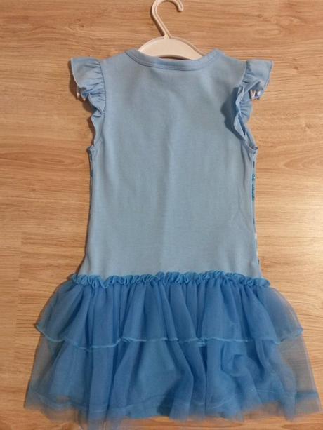 Šaty frozen s visačkou 98/104, disney,98