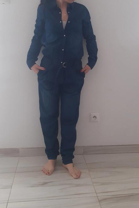 Džínsový overal 34, tchibo,xs