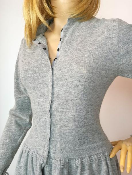 Hunkydory - merino svetríkové šaty, m