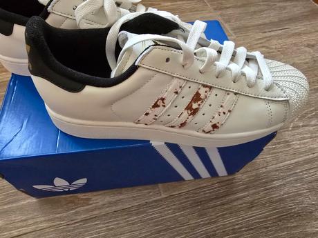 Kožené tenisky adidas originals superstar 40 2/3, adidas,40