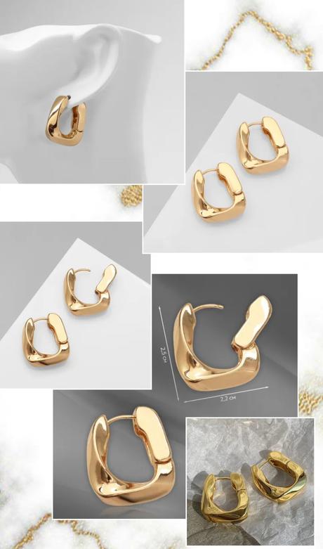 Bijou brigitte - zlaté náušnice, bijou brigitte