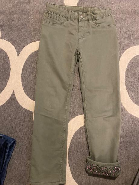 Detské podšité nohavice h&m, h&m,140