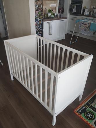 Detská postieľka ikea sundvik, šírka (cm): 60,dĺžka (cm): 120
