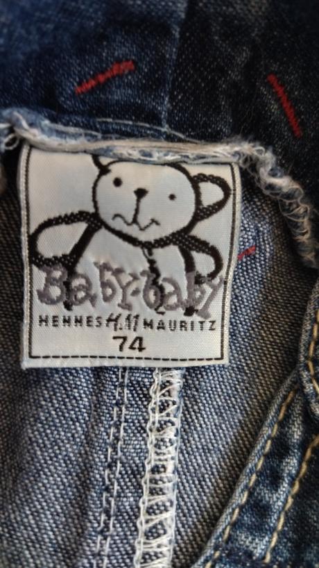 Riflové šaty, baby,74