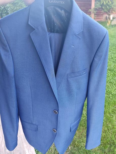 Oblek modrý 176/80, 176