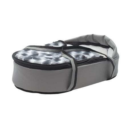 Detský retro kočík pre bábiky 2v1  sivý, 