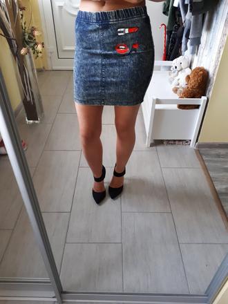 Letná rifľová sukňa, 158