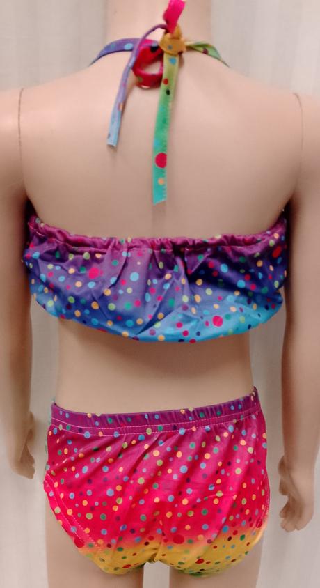 3 set plavecký morská víla bodkovaná s diamantom, 128