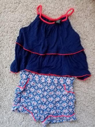 Letný komplet - tričko+kraťase, 92