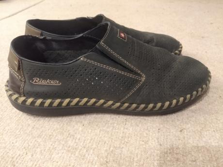 Kozene poltopanky/mokasiny reiker, vel. 45, 45