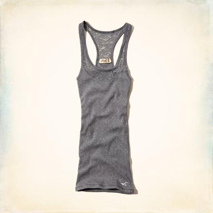 Tielko s cipkou hollister vel.xs a s, abercrombie&fitch,s / xs