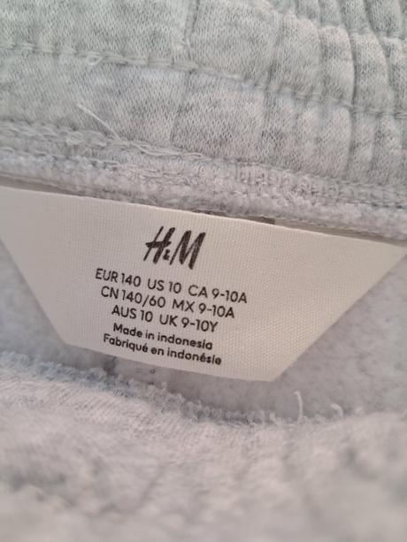 Sivé tepláky h&m, h&m,140