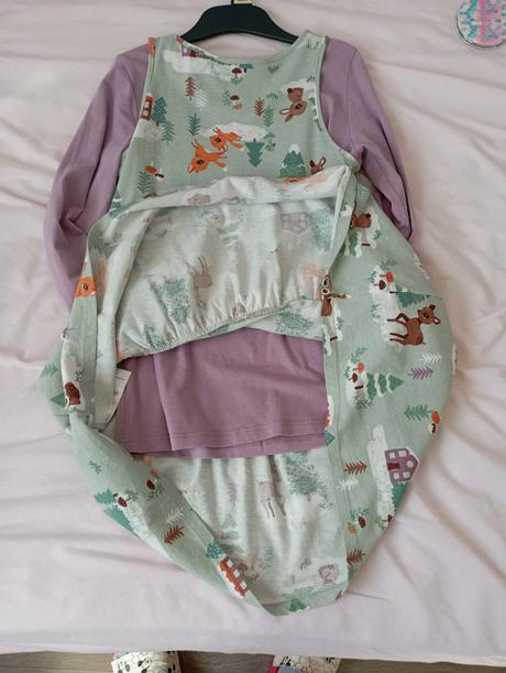 Šaty s tričkom, h&m,122