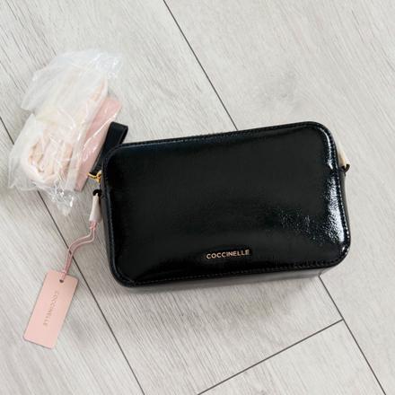 Coccinelle crossbody s retiazkou  čierna, original, coccinelle