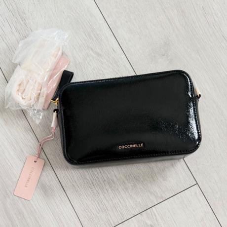 Coccinelle crossbody s retiazkou čierna, original, coccinelle