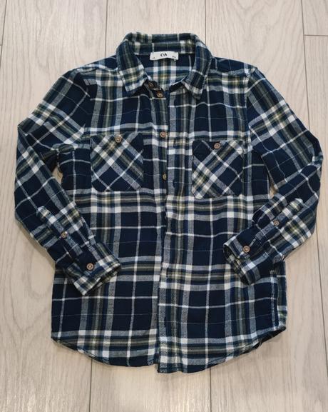 Flanelová košeľa, c&a,140